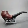 Chacom Volute Sandblasted Cobra Estate Briar Pipe, Unsmoked - Image 5