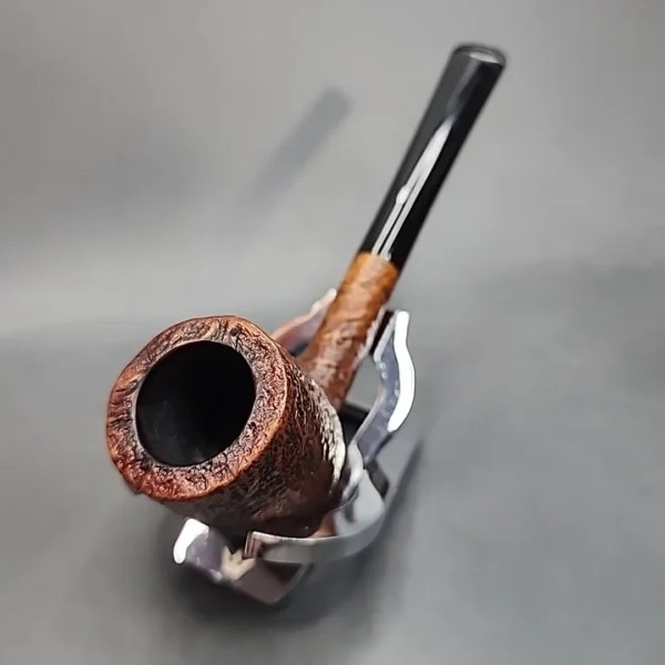 Reg. Era Castello Antiquari 15/C Sandblasted Straight Billiard Estate Briar Pipe [SOLD OUT] - Image 5