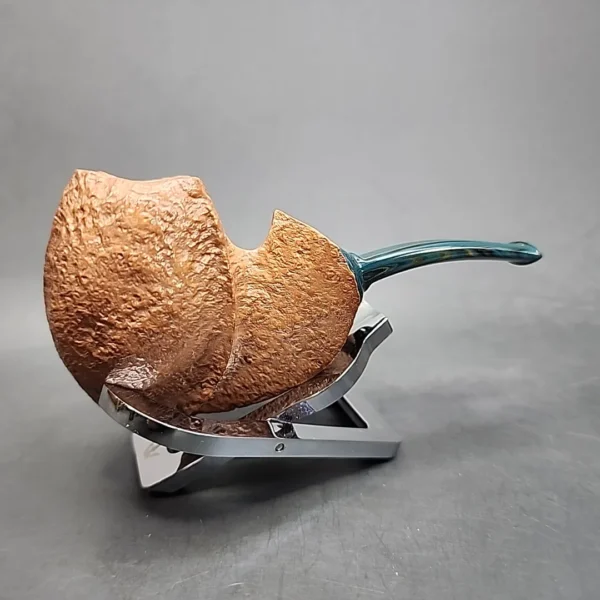 La Biota Sandblasted Blowfish Handmade Briar Pipe, New - Image 5