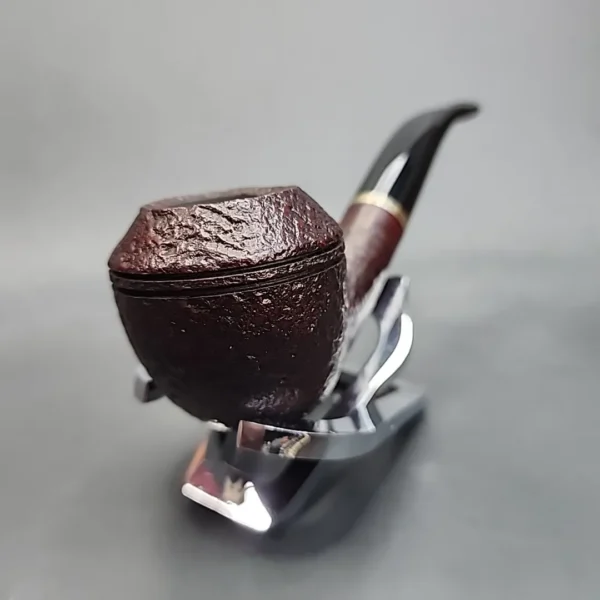 Vauen 5202 Sandblasted Bent Rhodesian Estate Briar Pipe, Unsmoked 9mm - Image 5