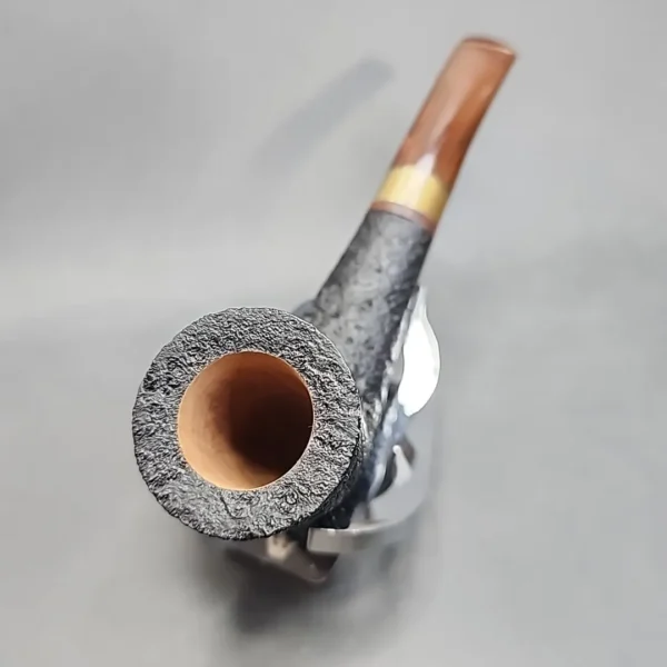 Rad Davis 2011 Sandblasted Zulu Estate Briar Pipe, Unsmoked [SOLD OUT] - Image 5