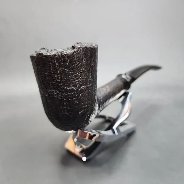 Celius Root Pawn 11 Sandblasted Bent Dublin Estate Briar Pipe [SOLD OUT] - Image 5