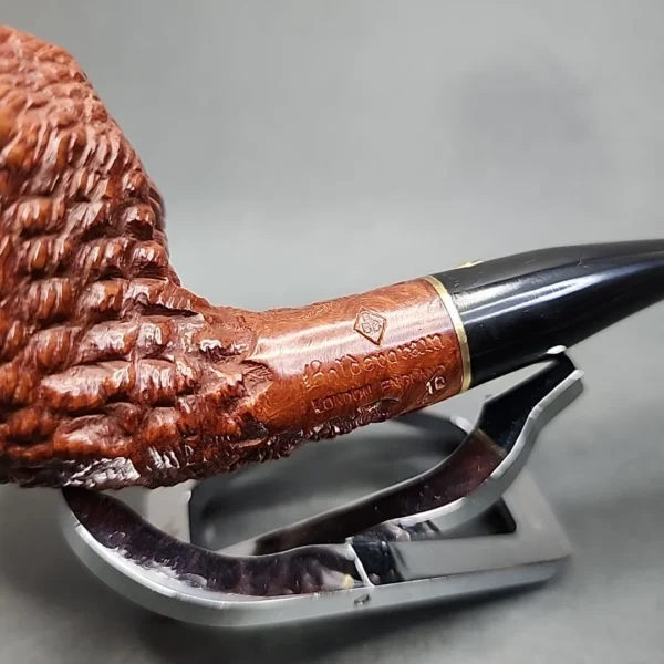 BBB Bolder Grain 10 Rusticated Estate Briar Pipe, Unsmoked [SOLD OUT] - Image 5