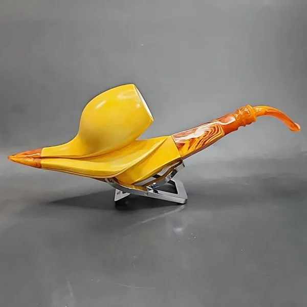 Jumbo Sadik Yanik Block Meerschaum Pipe [SOLD OUT] - Image 5