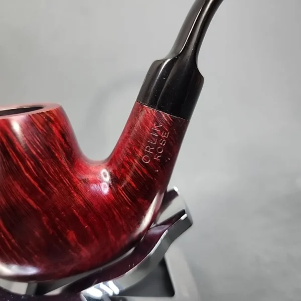 Orlik Rose 21478 Smooth Bent Billiard Estate Briar Pipe, Unsmoked [SOLD OUT] - Image 5