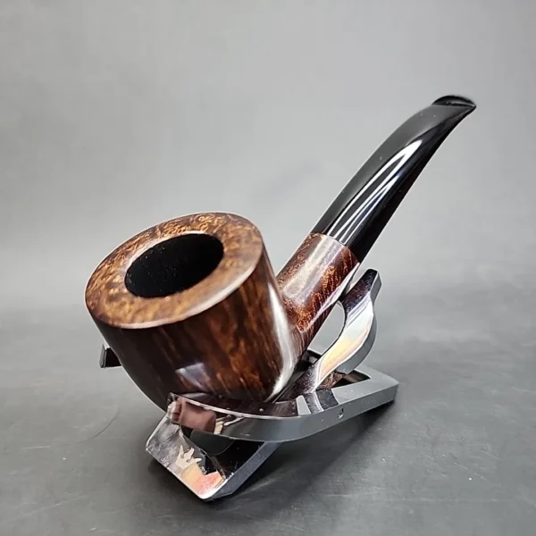 Sean Reum Pipes Smooth Bent Dublin Handmade Briar Pipe, New - Image 5