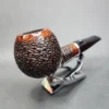 Vauen 412 McRooty Rusticated Straight Apple Estate Briar Pipe, Unsmoked, 9mm [SOLD OUT] - Image 5