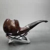 Vauen De Luxe Smooth Bent Apple Estate Briar Pipe, Unsmoked, 9mm - Image 5