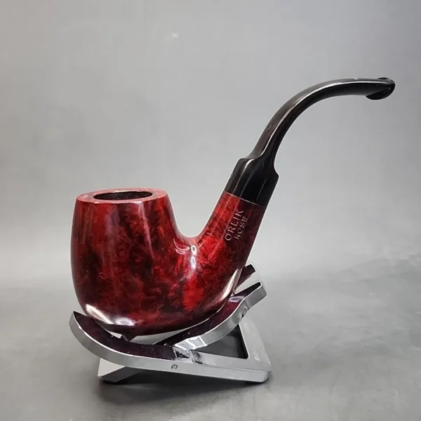 Orlik Rose 21478 Bent Billiard Estate Briar Pipe, Unsmoked - Image 5