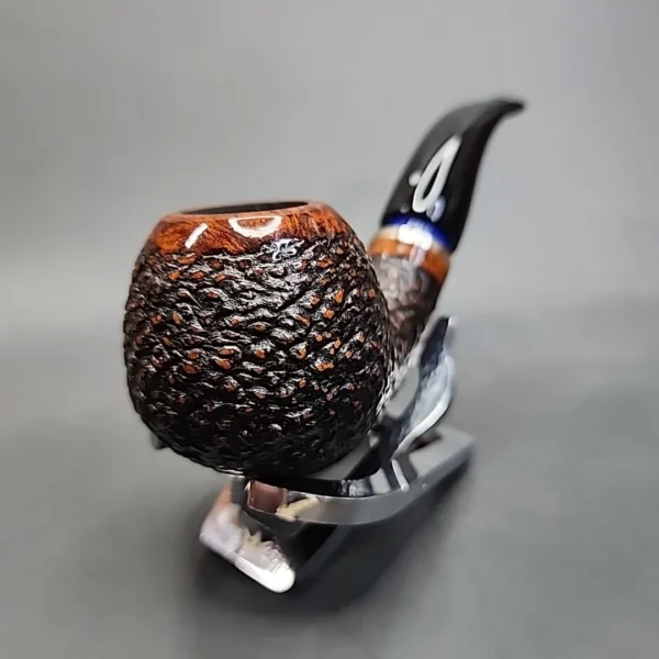 Vauen McRooty 415 Rusticated Bent Apple Estate Briar Pipe, Unsmoked, 9mm [SOLD OUT] - Image 5