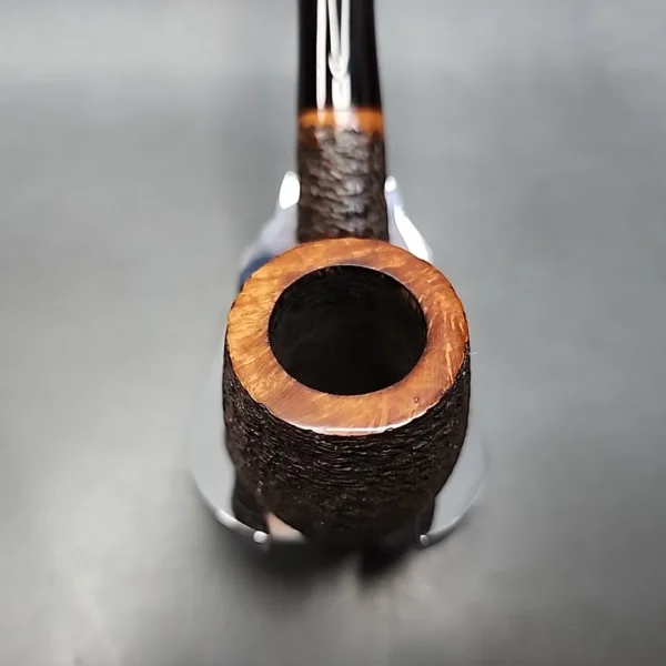 Astleys of London Rusticated Bent Billiard Estate Briar Pipe [SOLD OUT] - Image 5
