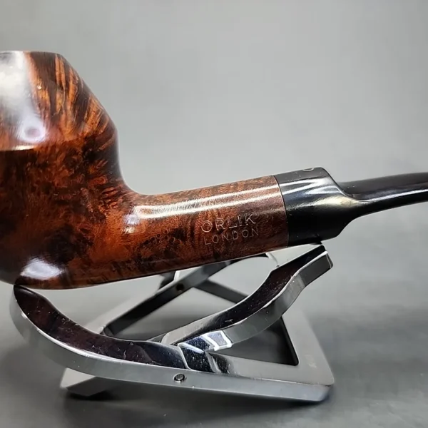 Orlik London Smooth Bent Rhodesian Estate Briar Pipe, Unsmoked [SOLD OUT] - Image 5
