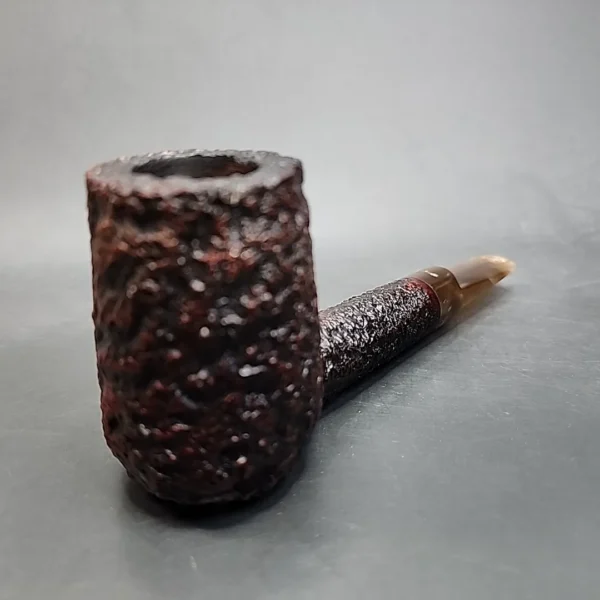 Caminetto Business 109 KS Rusticated Straight Brandy Estate Briar Pipe [SOLD OUT] - Image 5