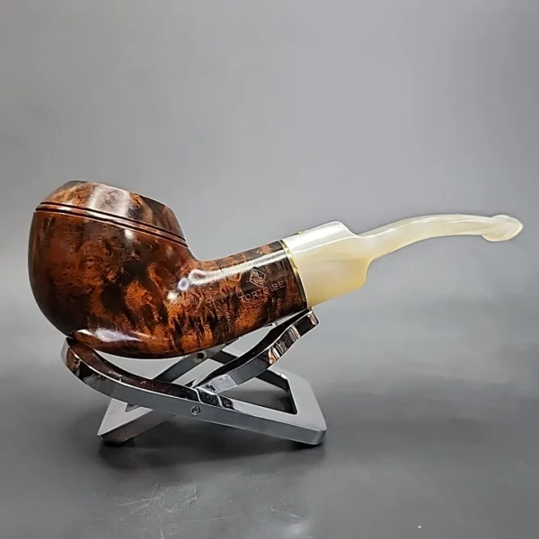 BBB Tortoise 765 Smooth Bullmoose Briar Pipe, Unsmoked [SOLD OUT] - Image 5