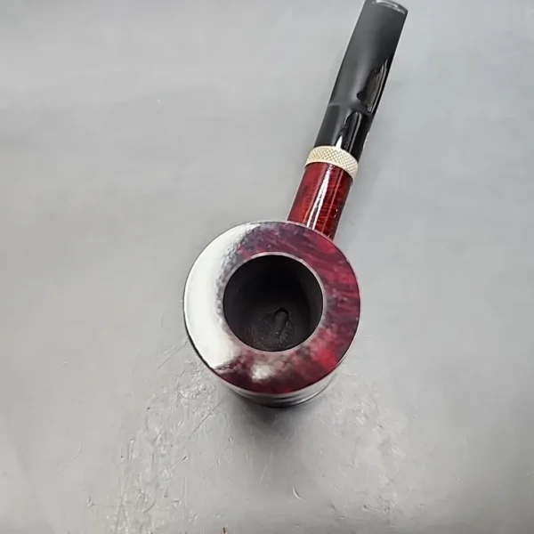 Chacom Silver Line 145 Smooth Poker Estate Briar Pipe, Unsmoked [SOLD OUT] - Image 5