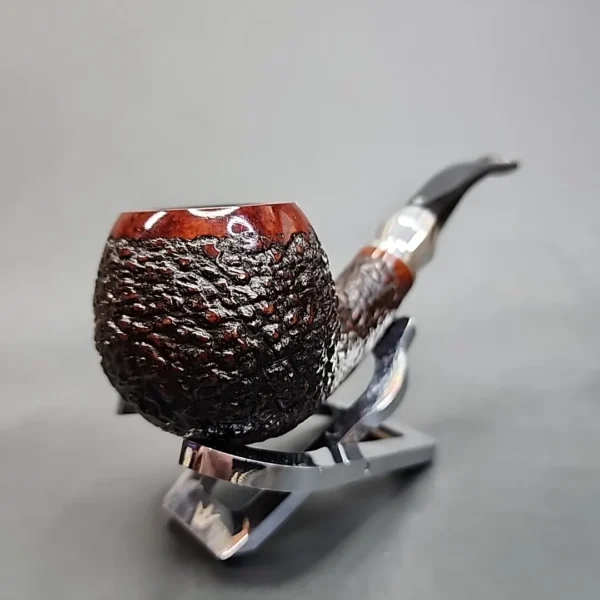 Vauen Select 342 Rusticated Bent Apple Estate Briar Pipe, Unsmoked, 9mm [SOLD OUT] - Image 5