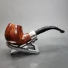 Astleys Les Wood Made Smooth Apple Military Mount Briar Pipe - Image 5