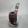 Gigi Giant Rusticated Bent Brandy Estate Briar Pipe, Unsmoked, 9mm [SOLD OUT] - Image 5