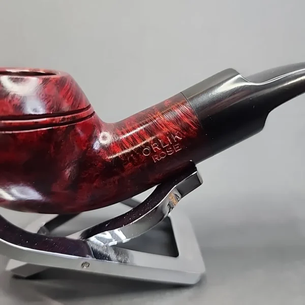 Orlik Rose 74965 Smooth Bent Rhodesian Estate Briar Pipe, Unsmoked [SOLD OUT] - Image 5