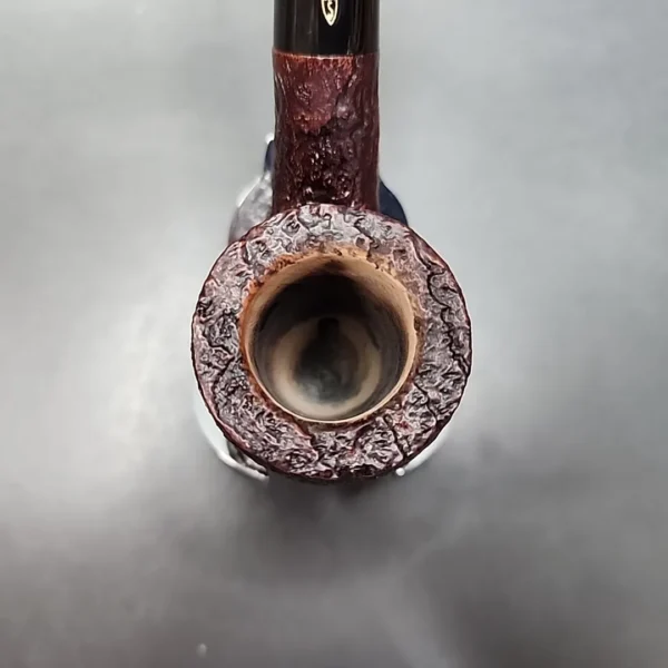 Savinelli Antica 622 KS, Sandblasted Bent Pot Estate Briar Pipe [SOLD OUT] - Image 5