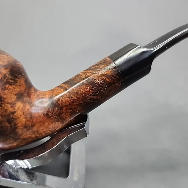 Orlik London 5378 Smooth Bent Rhodesian Estate Briar Pipe, Unsmoked [SOLD OUT] - Image 5