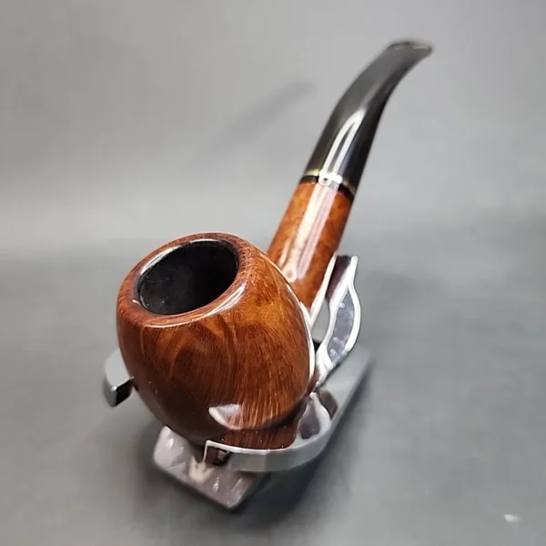 Savinelli Champagne 626, Smooth Bent Apple Estate Briar Pipe, 9mm [SOLD OUT] - Image 5