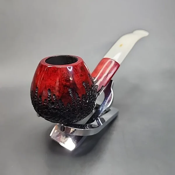 Nording 2000 Hunter Wild Boar Pipe Bent Brandy Estate Briar Pipe, Unsmoked [SOLD OUT] - Image 5