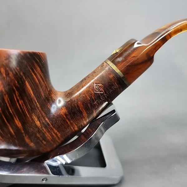 BBB Tasman 4278 Smooth Bent Billiard Estate Briar Pipe, Unsmoked [SOLD OUT] - Image 5