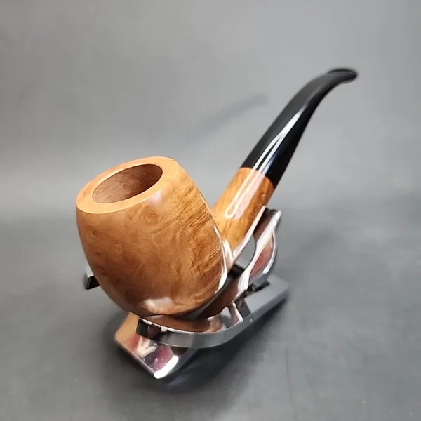 Roma Smooth Bent Apple Estate Briar Pipe, Unsmoked [SOLD OUT] - Image 5