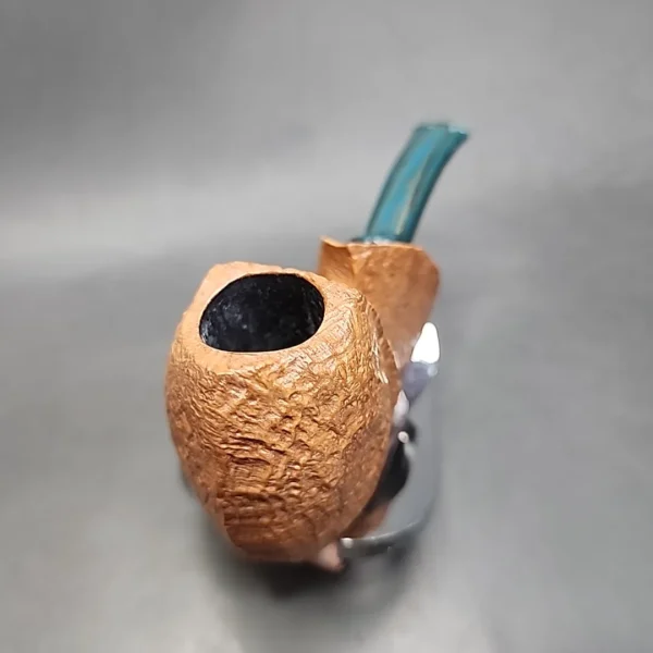 La Biota Sandblasted Blowfish Handmade Briar Pipe, New - Image 6