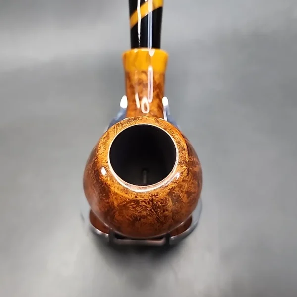 Chacom Richmond 410 Smooth Bent Apple Estate Briar Pipe, Unsmoked [SOLD OUT] - Image 6