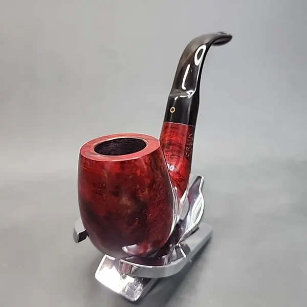 Orlik Rose 21478 Bent Billiard Estate Briar Pipe, Unsmoked - Image 6
