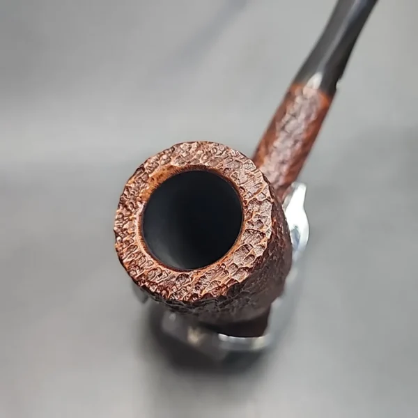 Savinelli Gigantes 111 EX Rusticated Straight Billiard Estate Briar Pipe, Unsmoked [SOLD OUT] - Image 6