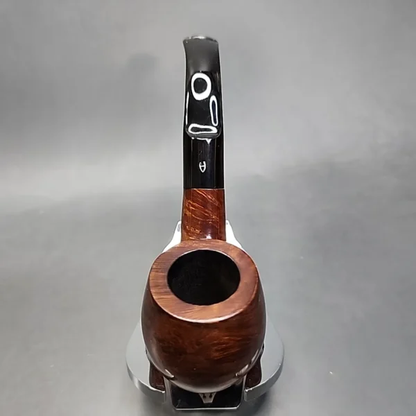 Astleys of London Smooth Bent Apple Estate Briar Pipe - Image 6
