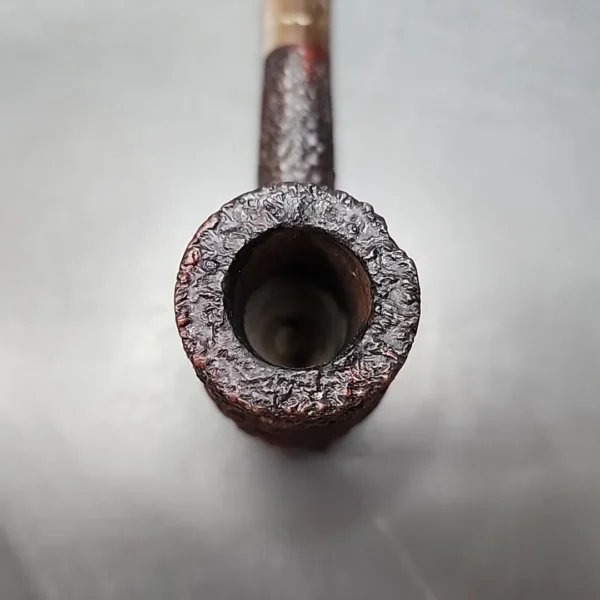 Caminetto Business 109 KS Rusticated Straight Brandy Estate Briar Pipe [SOLD OUT] - Image 6