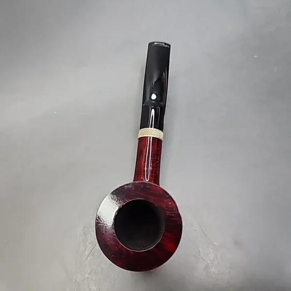 Chacom Silver Line 145 Smooth Poker Estate Briar Pipe, Unsmoked [SOLD OUT] - Image 6