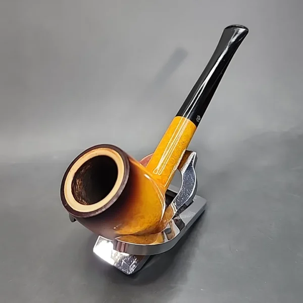 Hilson Mardi Gras Smooth Straight Meerschaum Lined Billiard Estate Pipe [SOLD OUT] - Image 6