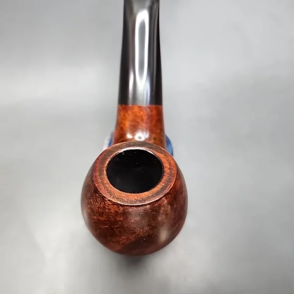 Roma Smooth Bent Estate Briar Pipe Unsmoked, 9mm, Adapter - Image 6