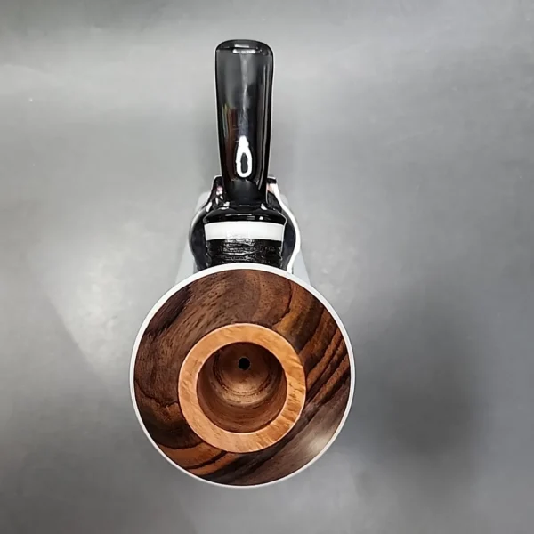 Karim Rusticated Sitter Briar Calabash, New - Image 6