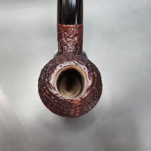 Ryan Alden Ace Sandblasted Bent Author Estate Briar Pipe [SOLD OUT] - Image 6