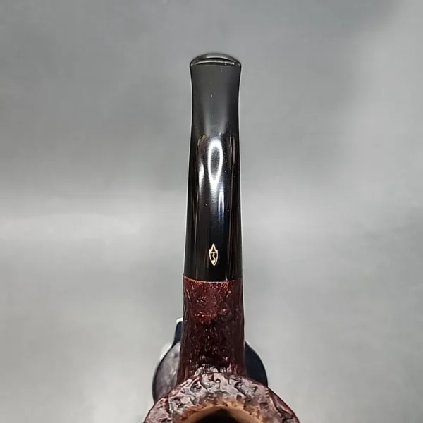 Savinelli Antica 622 KS, Sandblasted Bent Pot Estate Briar Pipe [SOLD OUT] - Image 6