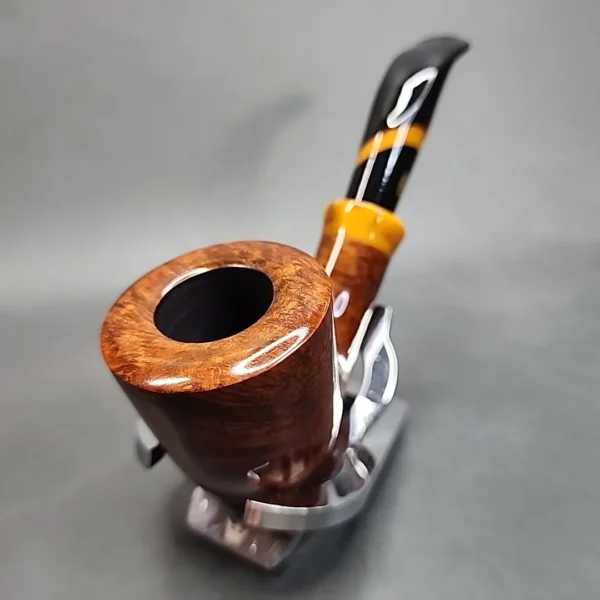 Chacom Richmond 403, Smooth Bent Dublin Estate Briar Pipe, Unsmoked [SOLD OUT] - Image 6