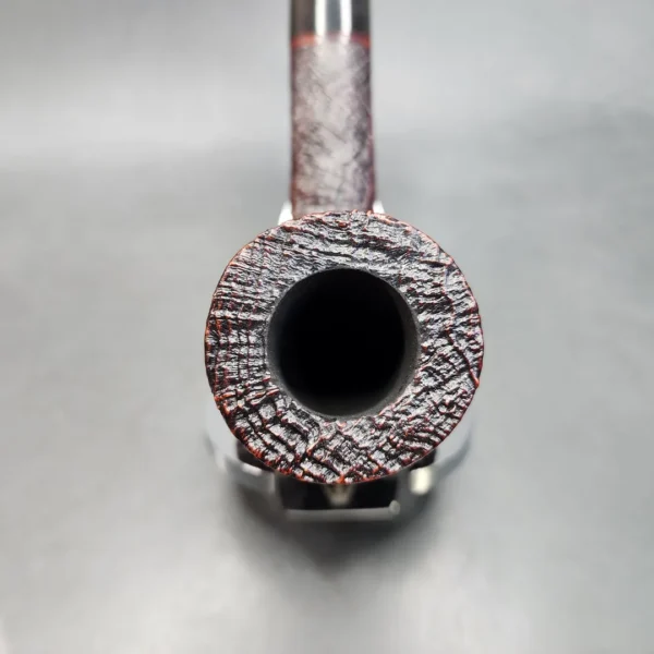 WO Larsen Sandblasted Straight Billiard Estate Briar Pipe, Unsmoked [SOLD OUT] - Image 6