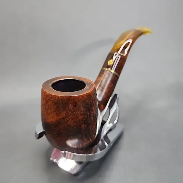 BBB Tasman 4278 Smooth Bent Billiard Estate Briar Pipe, Unsmoked [SOLD OUT] - Image 6