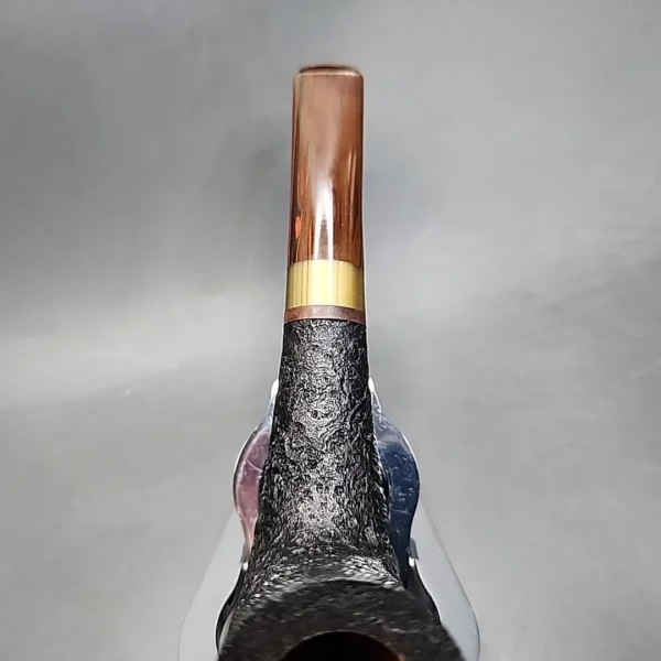 Rad Davis 2011 Sandblasted Zulu Estate Briar Pipe, Unsmoked [SOLD OUT] - Image 7