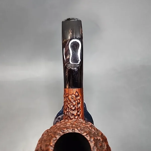 Prince of Wales by GBD Rusticated Bent Rhodesian Estate Briar Pipe, Unsmoked [SOLD OUT] - Image 7