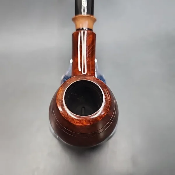 Chacom Safari 3B Smooth Bent Brandy Estate Briar Pipe, Unsmoked - Image 7