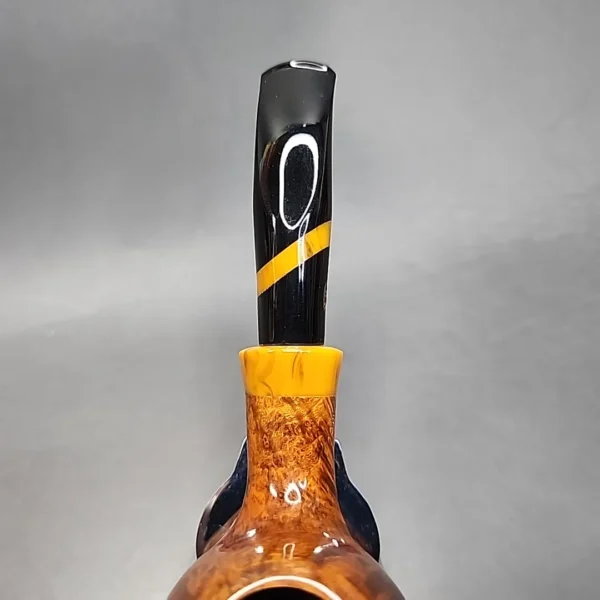 Chacom Richmond 410 Smooth Bent Apple Estate Briar Pipe, Unsmoked [SOLD OUT] - Image 7