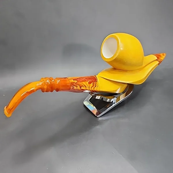 Jumbo Sadik Yanik Block Meerschaum Pipe [SOLD OUT] - Image 7