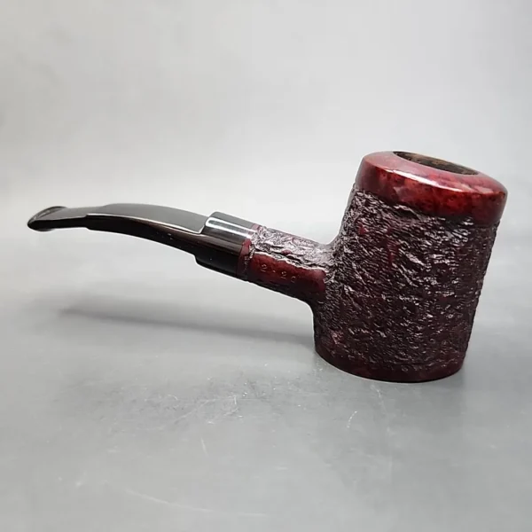 Julius Vesz Hand Cut Grade Rusticated Poker Estate Briar Pipe - Image 7